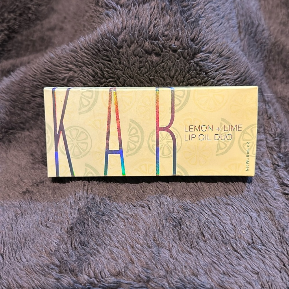 KAB Cosmetics Lemon & Lime Lip Oil duo
